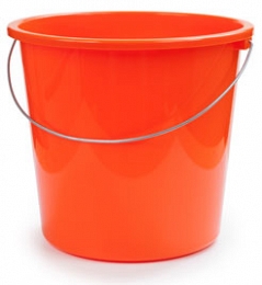 Bucket 10 L, tangerine