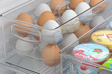 Eierhalter für Kühlschrank "Berkana" , transparent