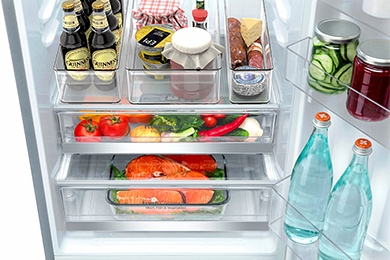 Behältnis für Kühlschrank "Mannaz" 329x203xh102, transparent