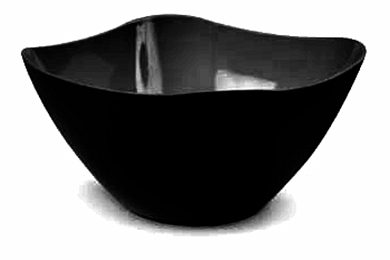 Salad bowl Rondo 1 L, black
