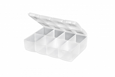 Boîte pour stockage, transparent