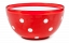 Bicolour salad bowl "Marusya" 2 L, red translucent