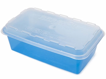 Set of freezing containers Zip, dżinsowy