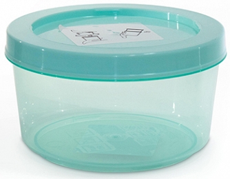 Container "Cake" 0,5 L, mint translucent
