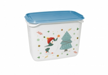 Container "Christmas" 1L, cornflower