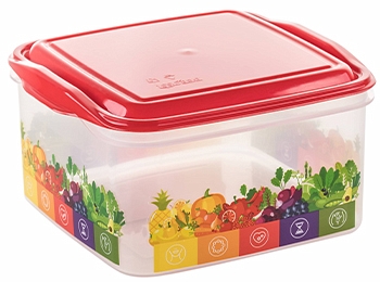 Box na úschovu potravin Vitaline 1,4 l , rudá