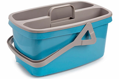 Bucket with removable storage caddy Smart, cornflower