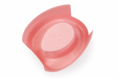 Children's pot with lid "Mommy love", light pink