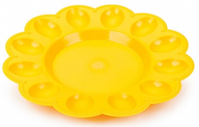 Plate for eggs, solar