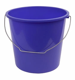 Bucket 7 L, azure-blue