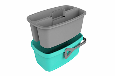 Bucket with removable storage caddy Smart, 