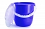 Bucket "Practic plus" 12 L , azure-blue