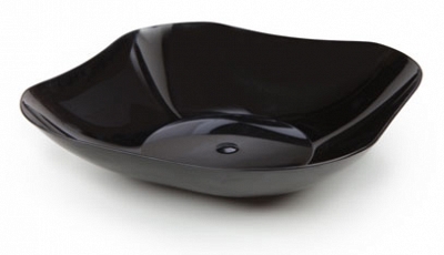 Fruit bowl Rondo, black