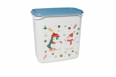 Container "Christmas" 1,5 L, cornflower